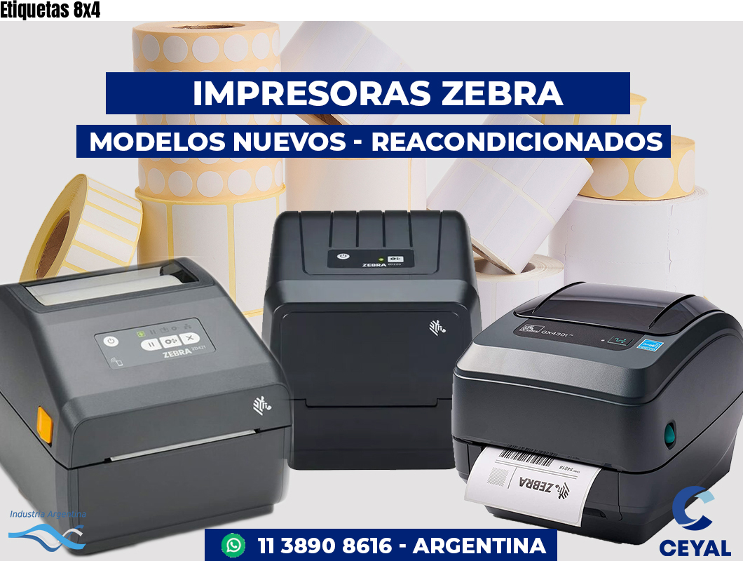 Etiquetas 8x4