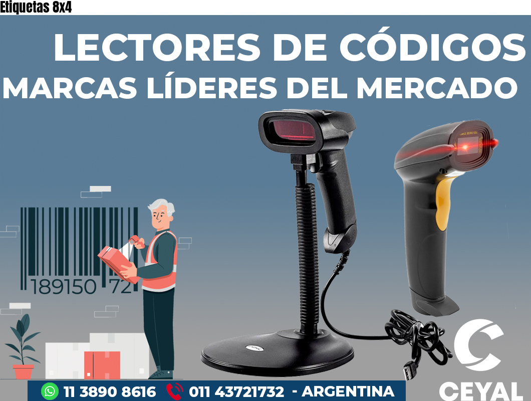 Etiquetas 8x4