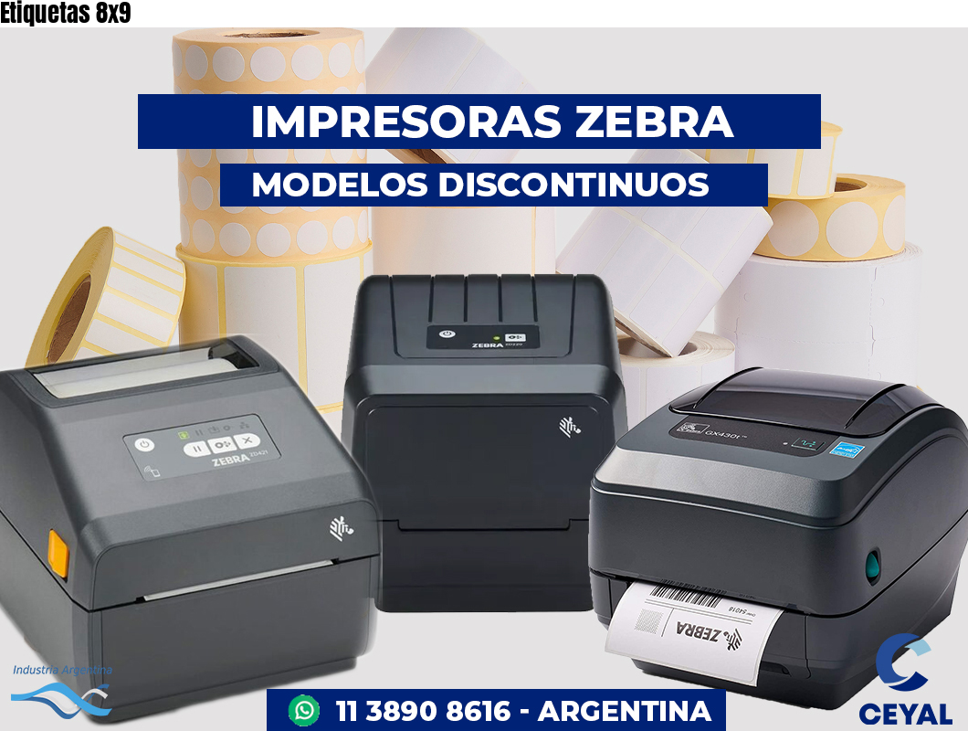 Etiquetas 8x9