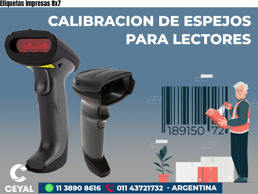 Etiquetas impresas 8x7