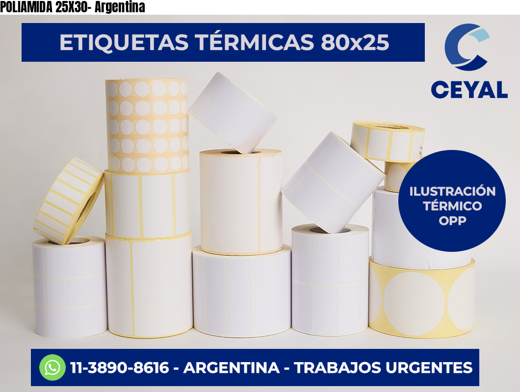 POLIAMIDA 25X30- Argentina