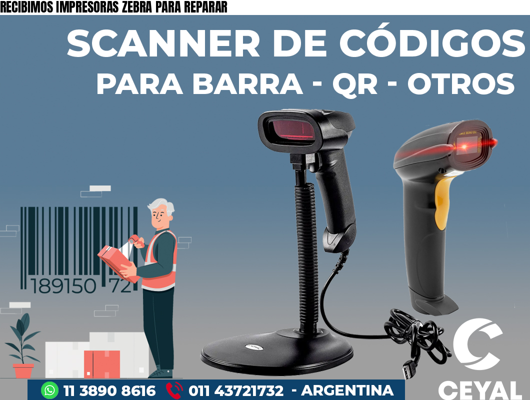 RECIBIMOS IMPRESORAS ZEBRA PARA REPARAR
