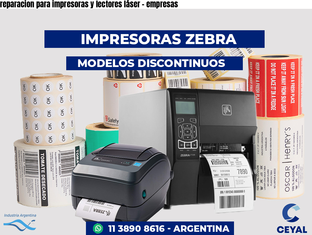 reparacion para impresoras y lectores láser - empresas