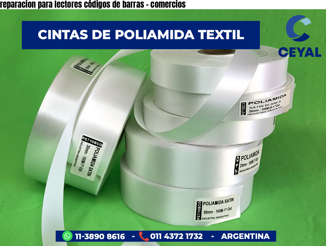reparacion para lectores códigos de barras - comercios