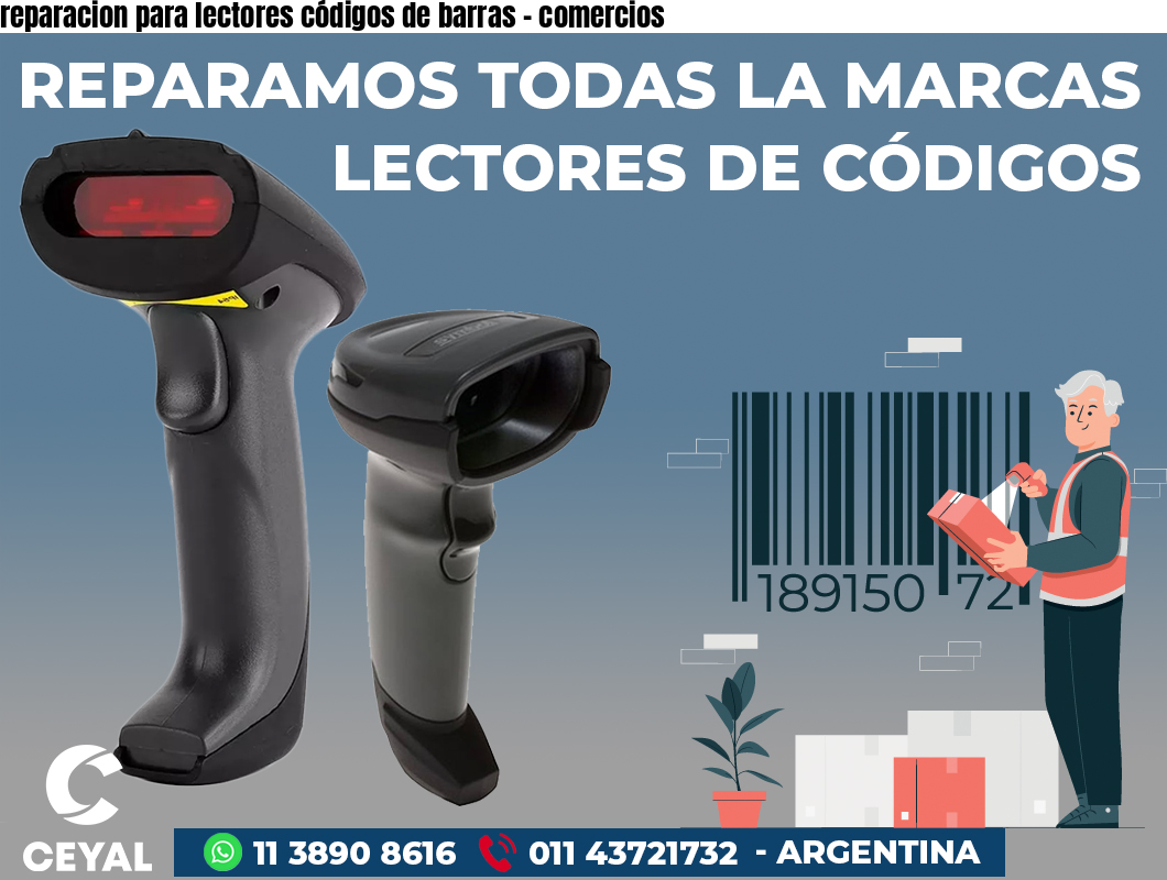 reparacion para lectores códigos de barras – comercios