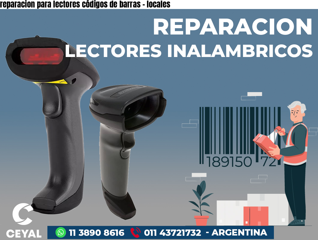 reparacion para lectores códigos de barras – locales