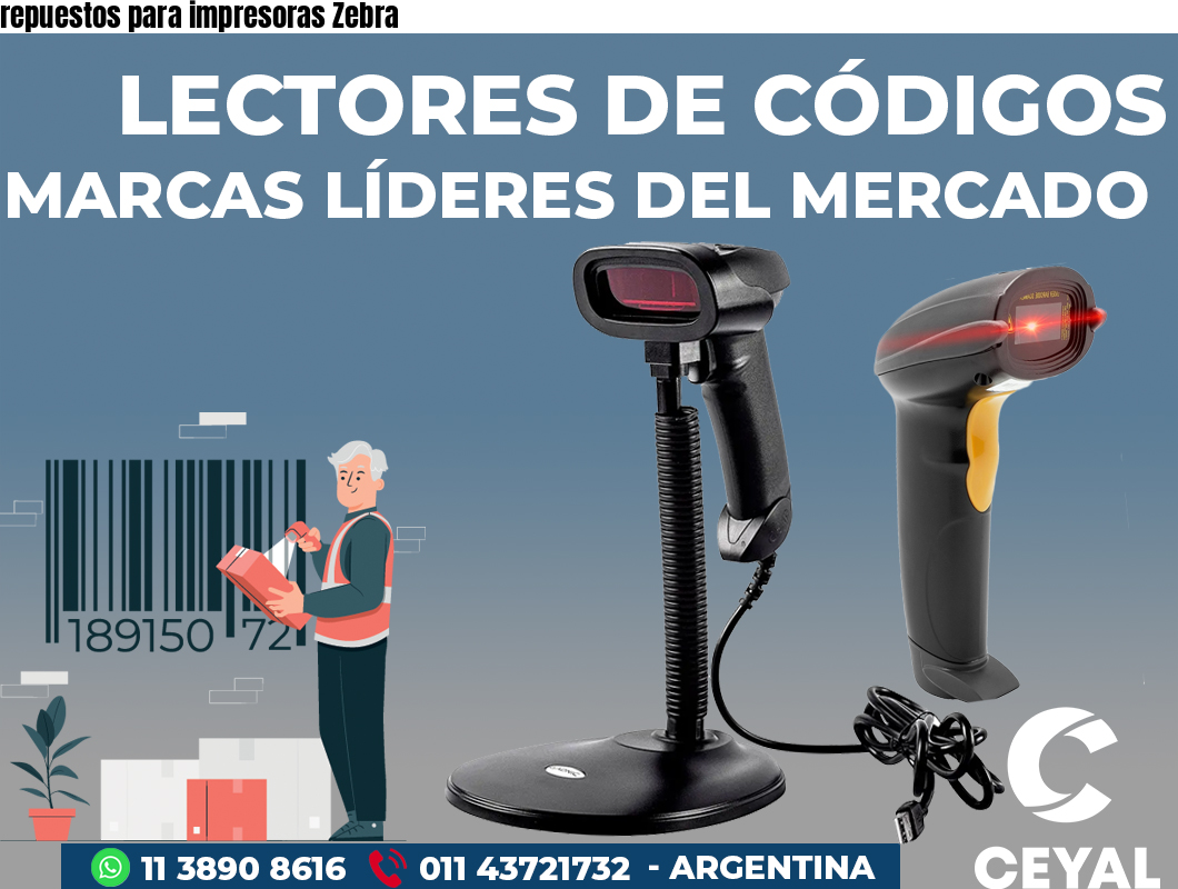 repuestos para impresoras Zebra