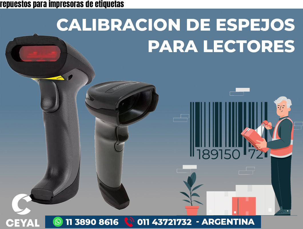 repuestos para impresoras de etiquetas
