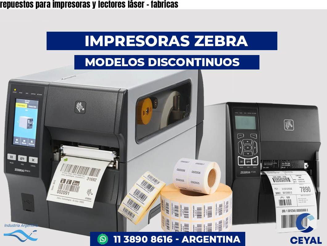 repuestos para impresoras y lectores láser - fabricas