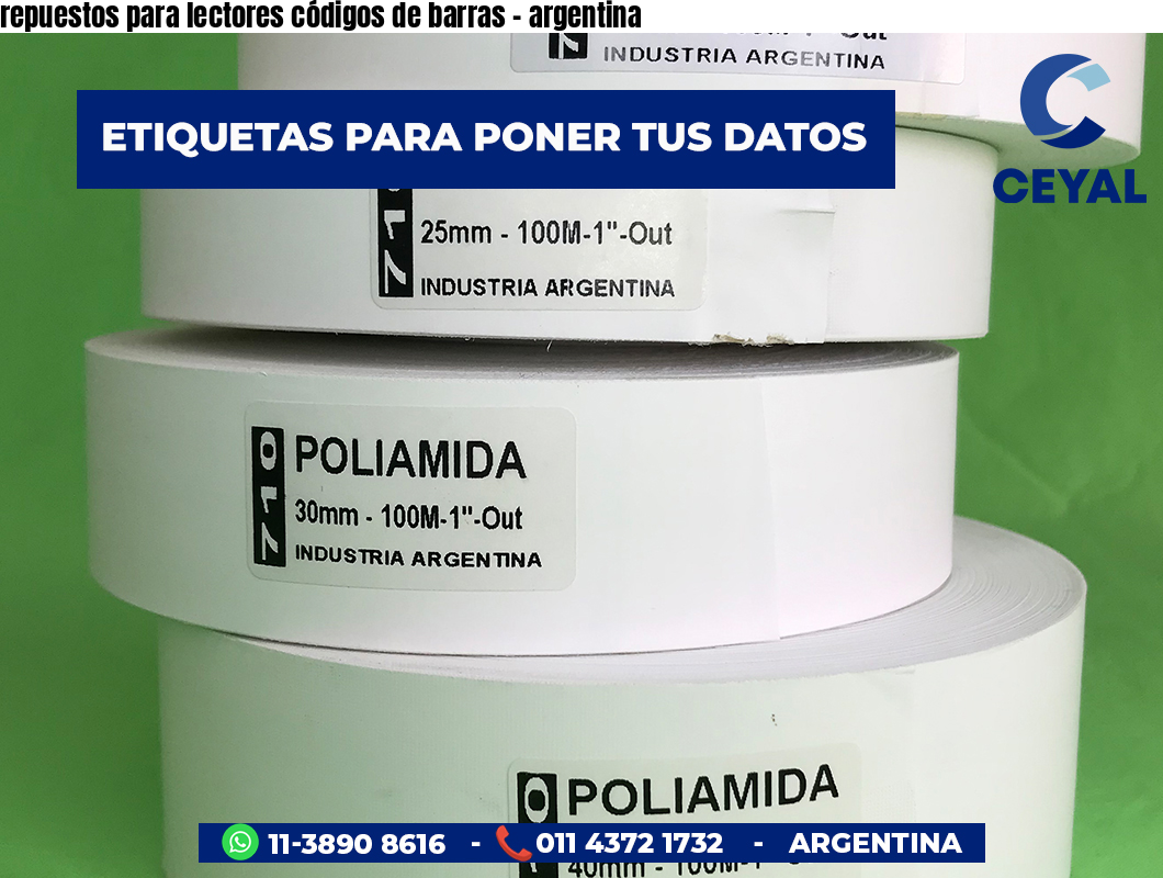 repuestos para lectores códigos de barras - argentina