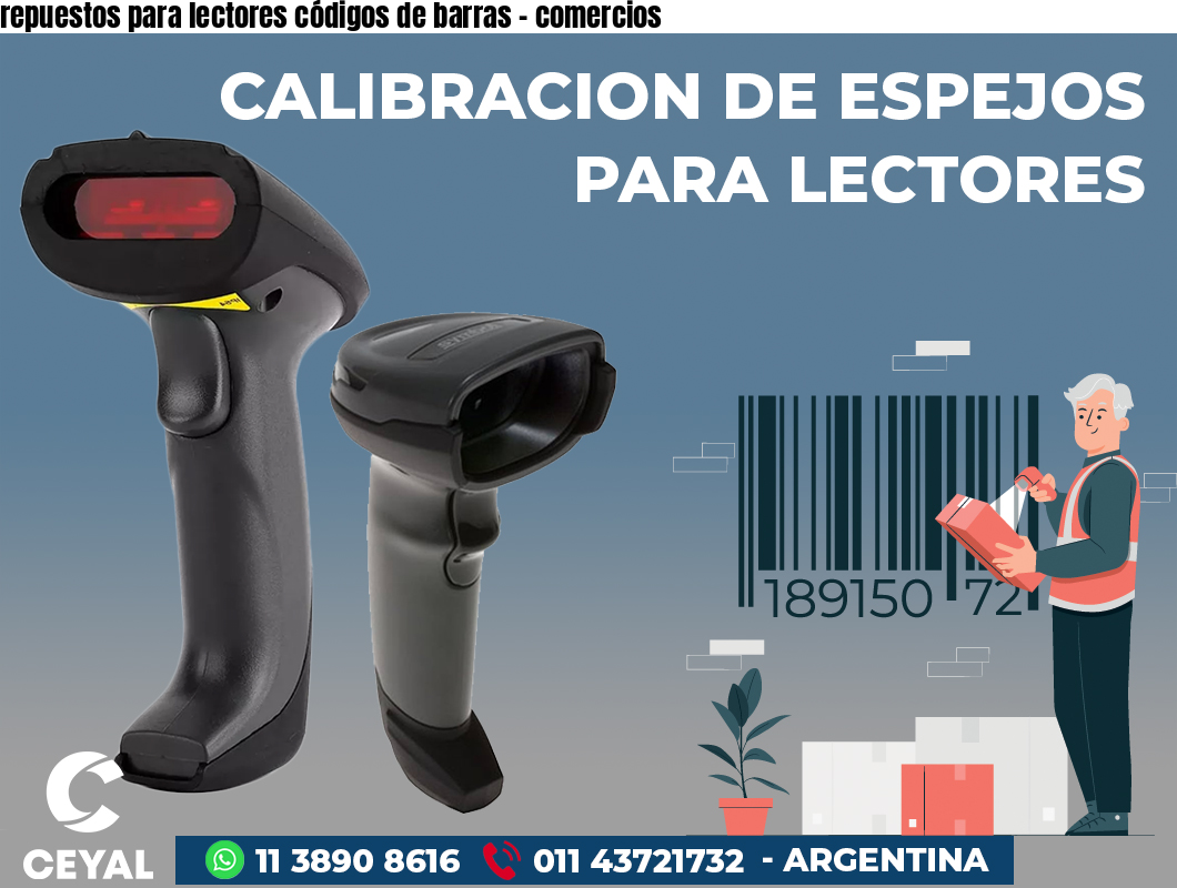 repuestos para lectores códigos de barras – comercios