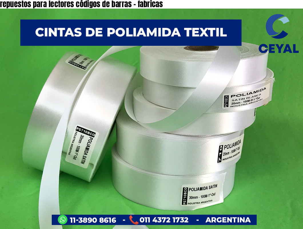 repuestos para lectores códigos de barras - fabricas