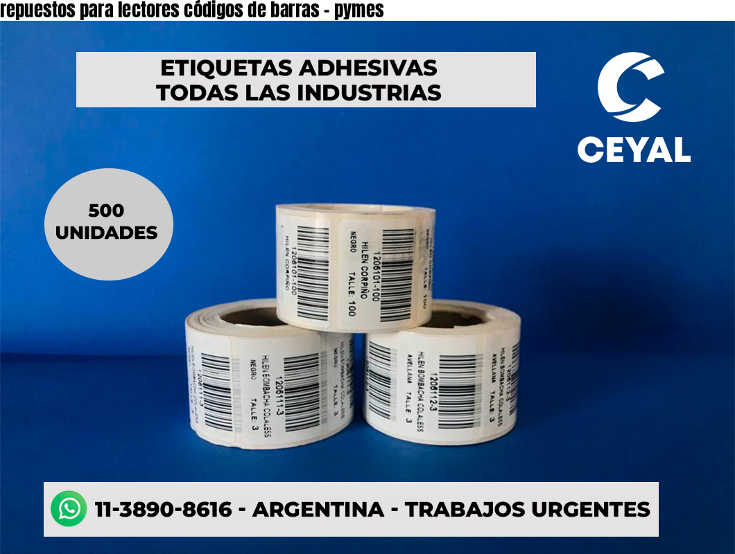 repuestos para lectores códigos de barras - pymes