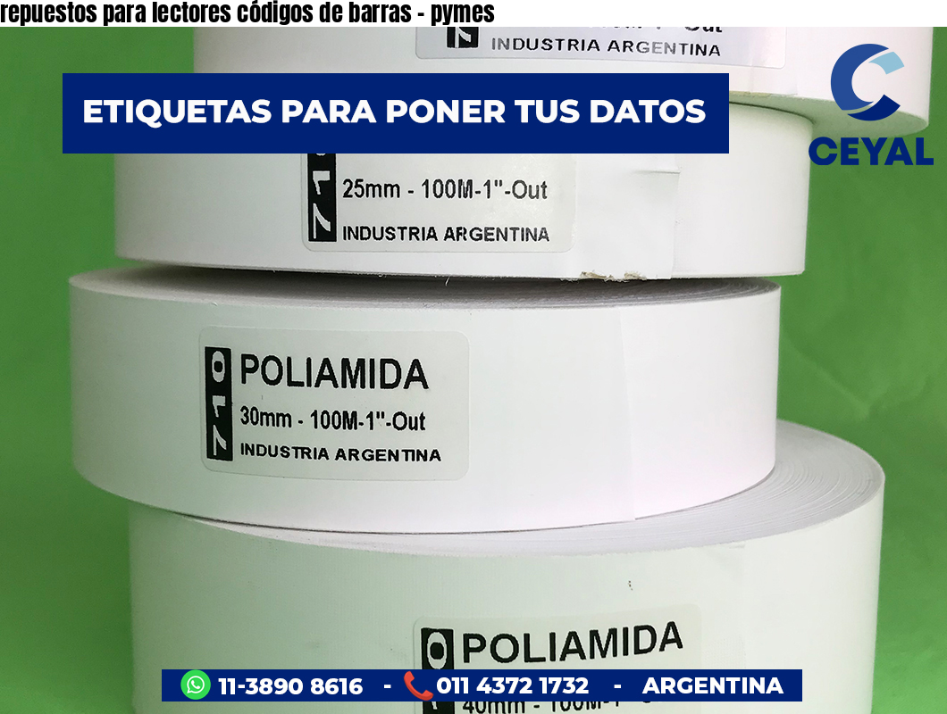repuestos para lectores códigos de barras - pymes