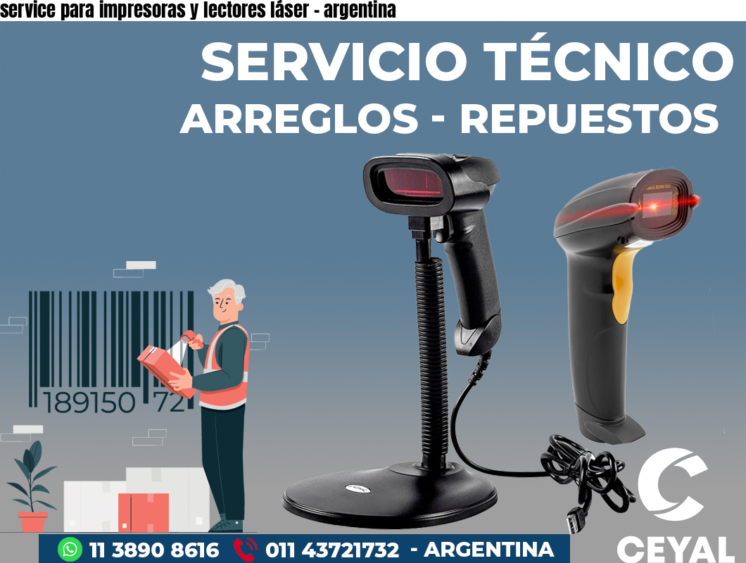 service para impresoras y lectores láser - argentina