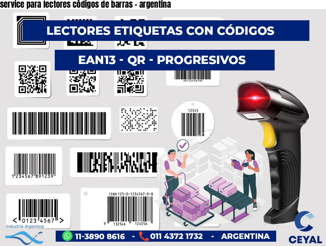 service para lectores códigos de barras - argentina