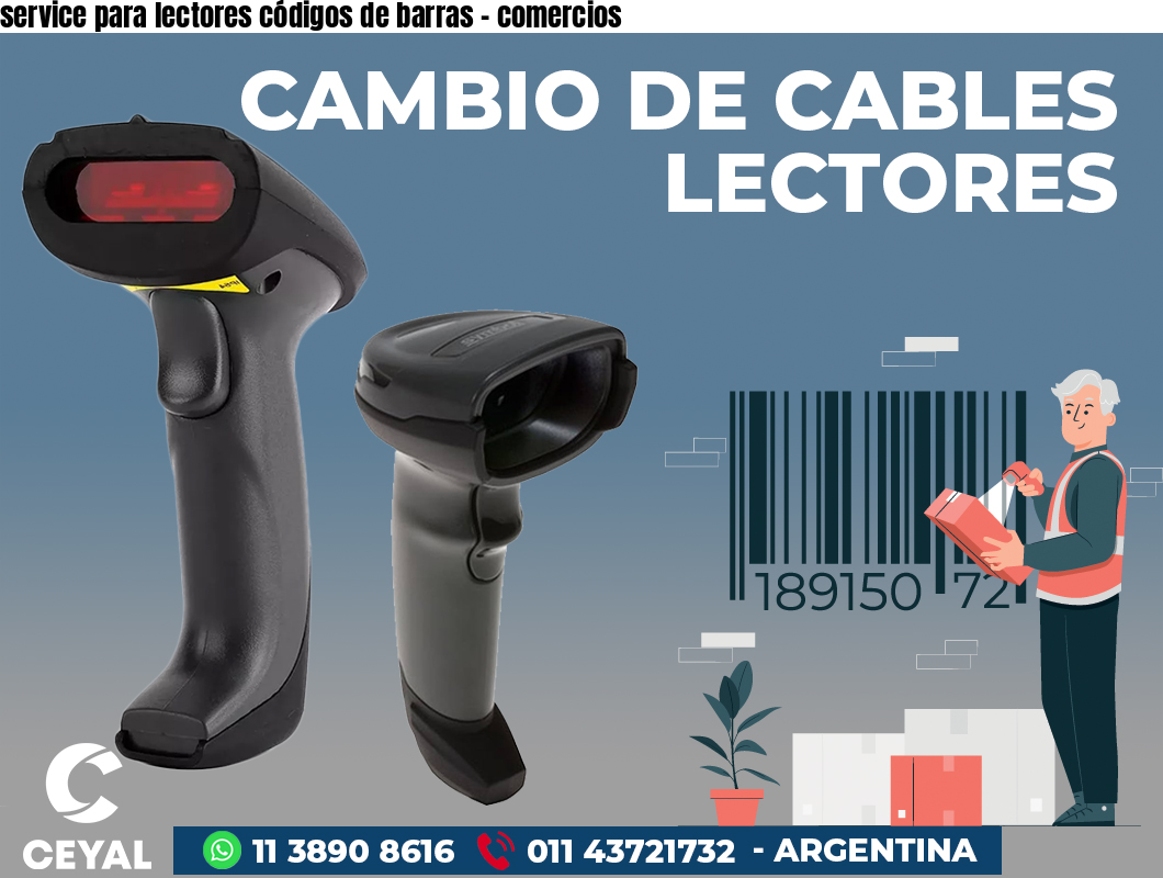 service para lectores códigos de barras – comercios