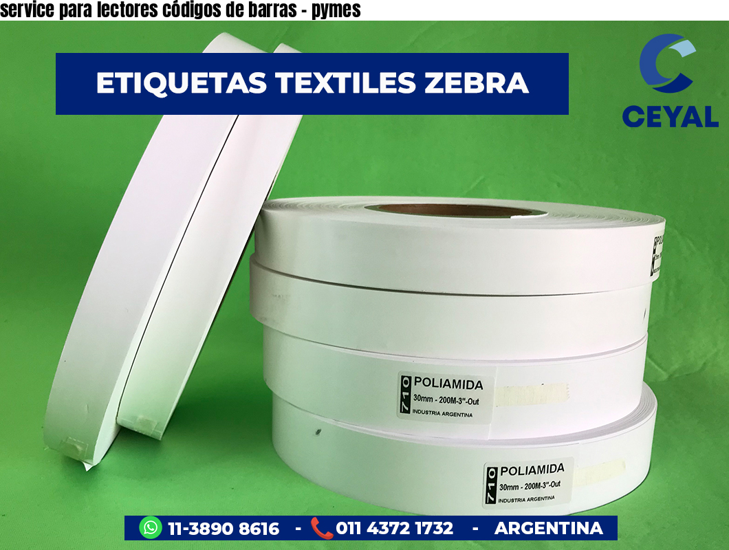 service para lectores códigos de barras - pymes