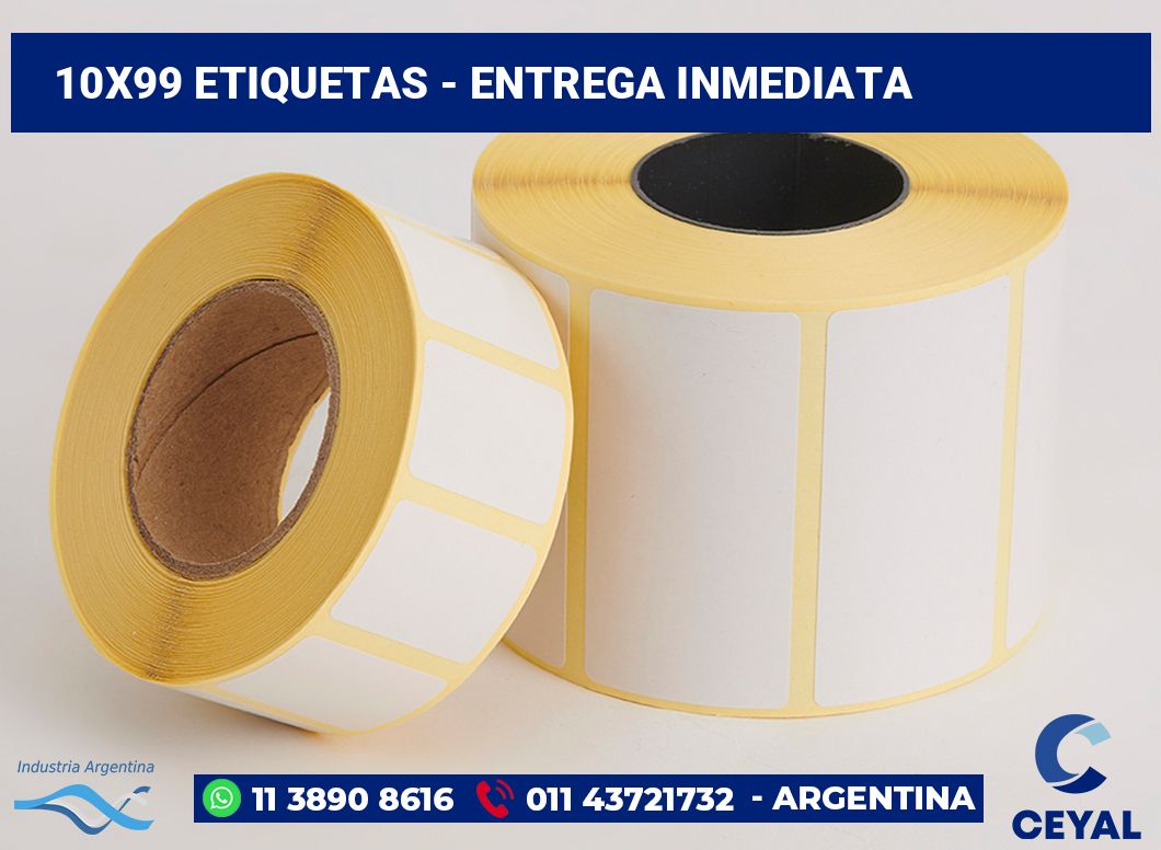 10×99 Etiquetas