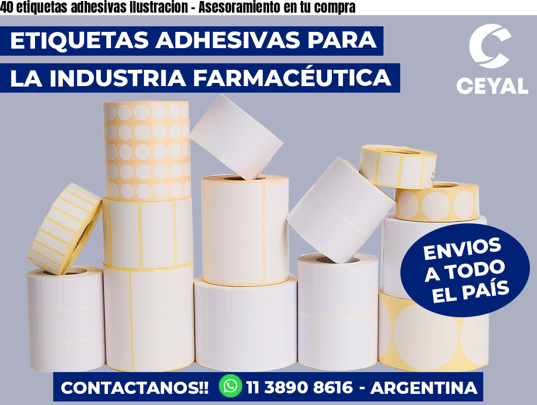 40 etiquetas adhesivas Ilustracion – Asesoramiento en tu compra