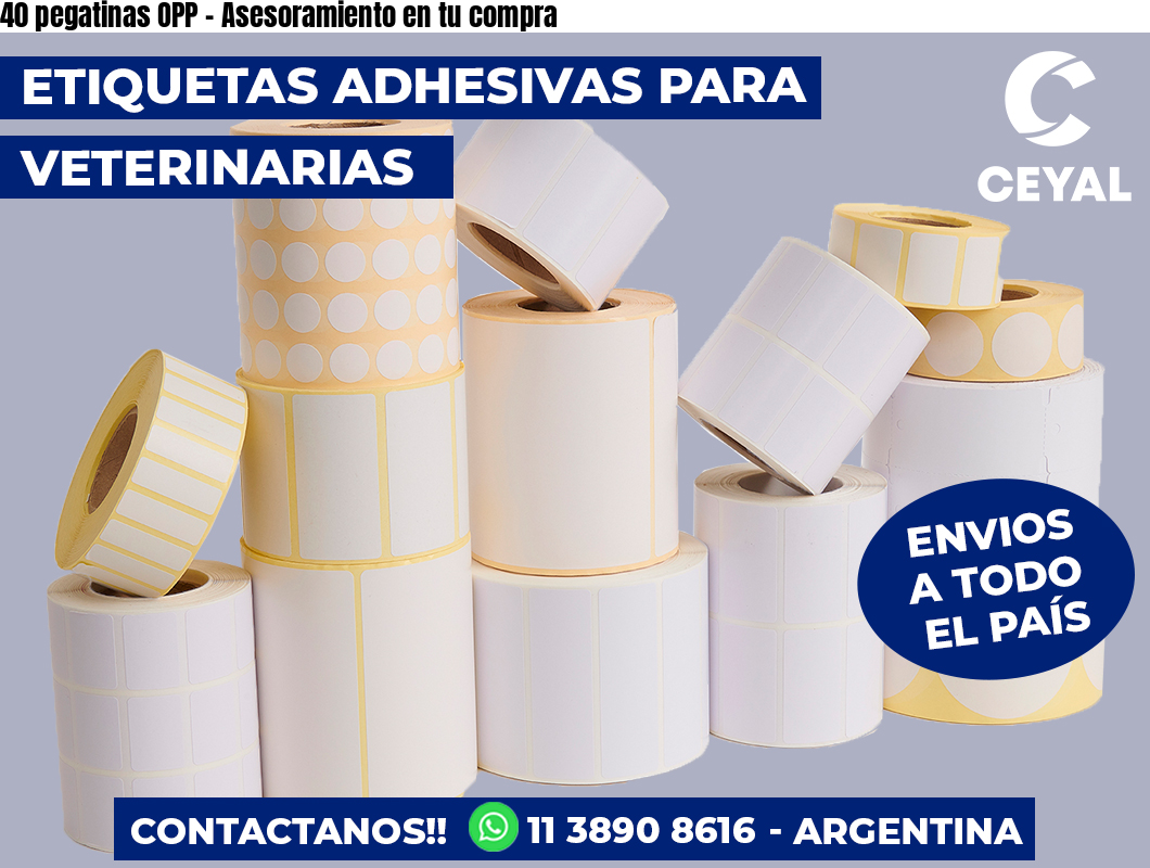 40 pegatinas OPP – Asesoramiento en tu compra