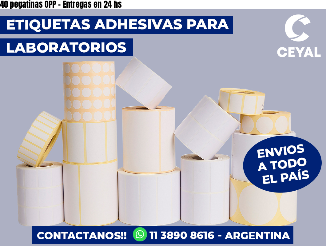 40 pegatinas OPP – Entregas en 24 hs