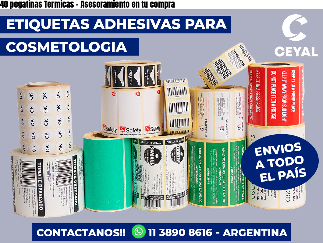 40 pegatinas Termicas - Asesoramiento en tu compra
