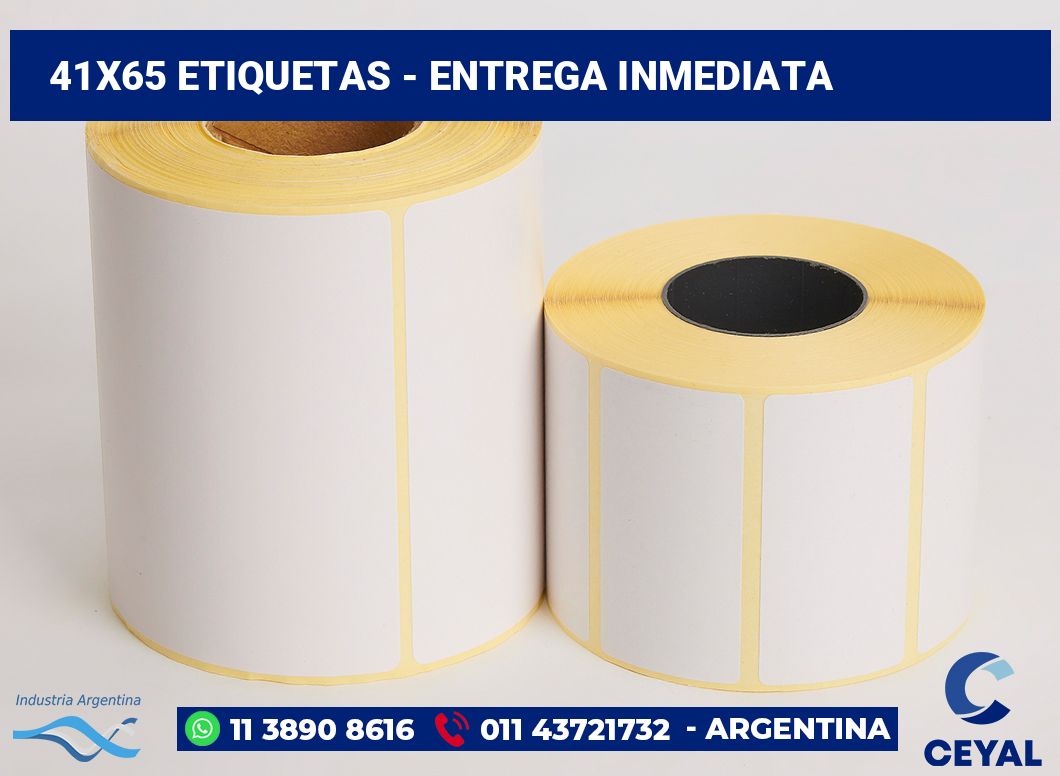 41×65 Etiquetas