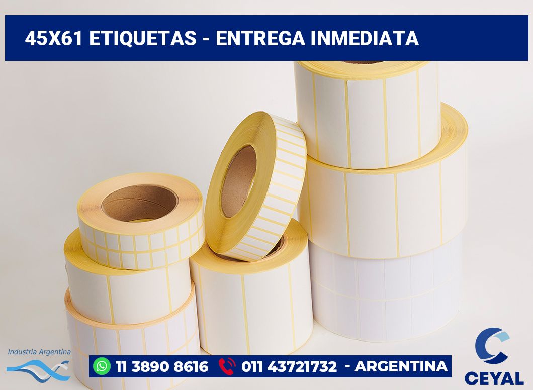 45x61 Etiquetas