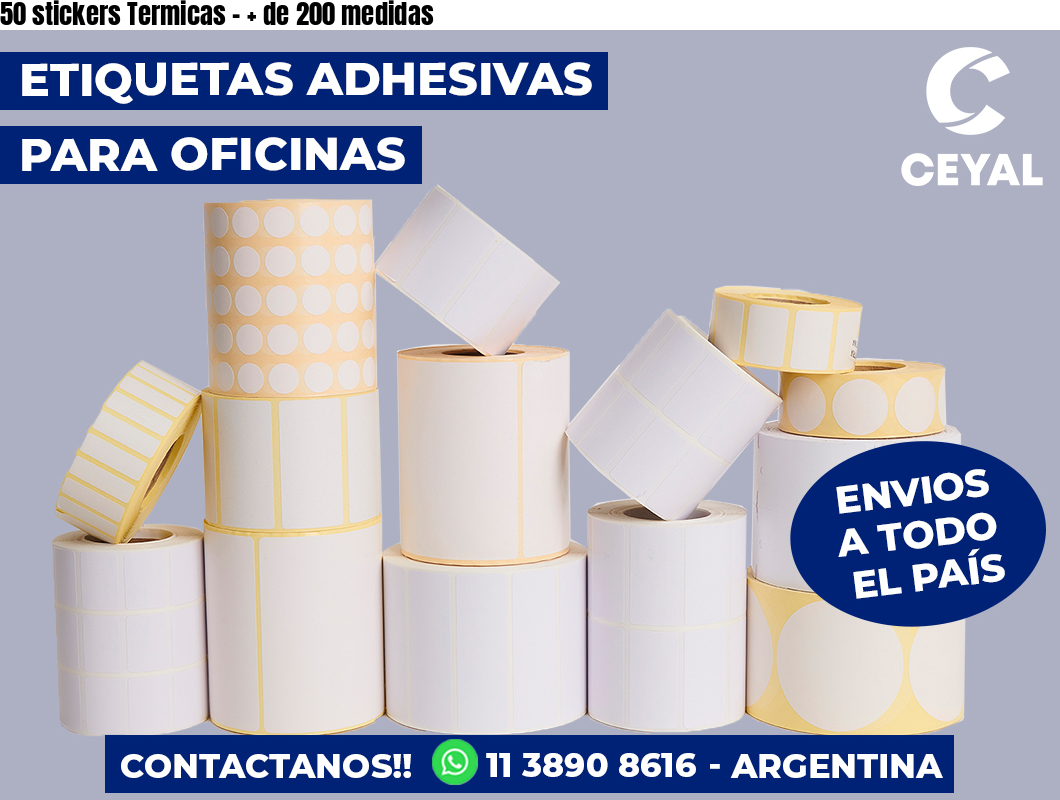 50 stickers Termicas – + de 200 medidas
