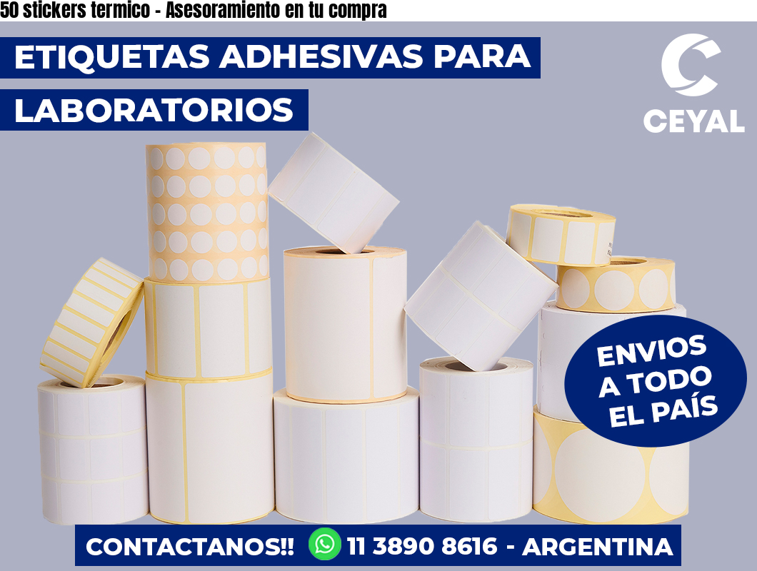 50 stickers termico – Asesoramiento en tu compra