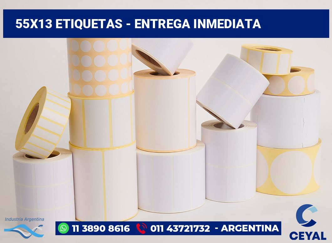 55x13 Etiquetas
