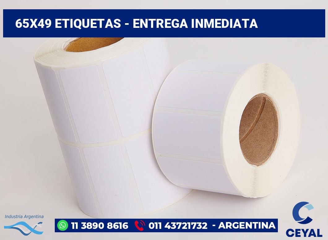 65×49 Etiquetas