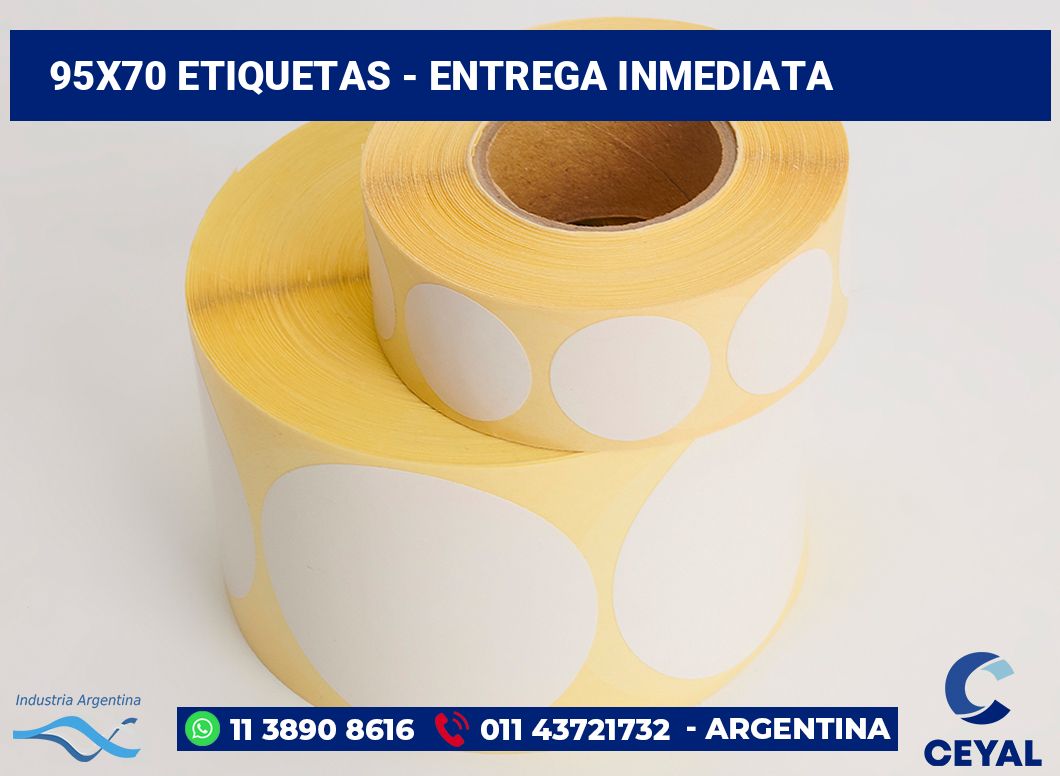 95×70 Etiquetas