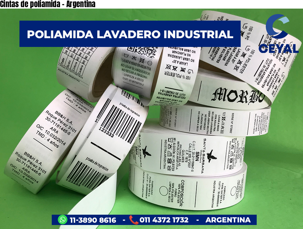 Cintas de poliamida - Argentina