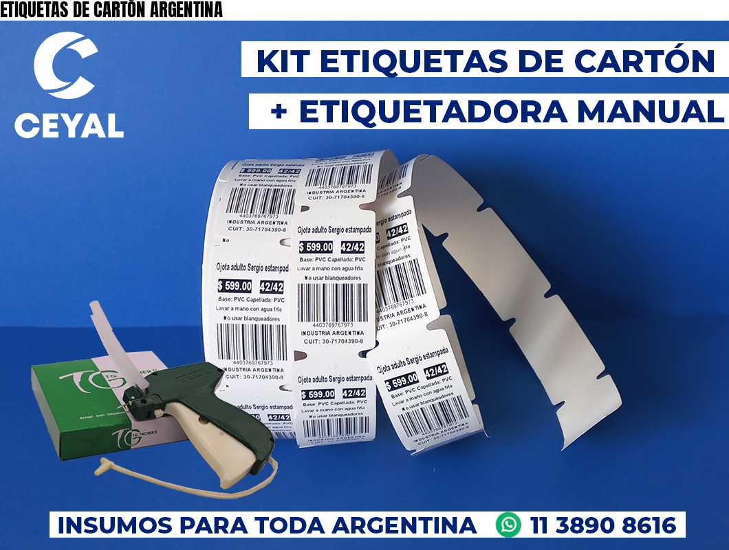 ETIQUETAS DE CARTÓN ARGENTINA