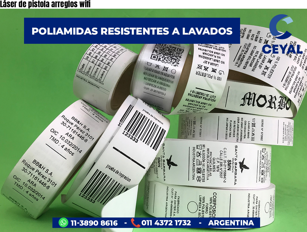 Láser de pistola arreglos wifi