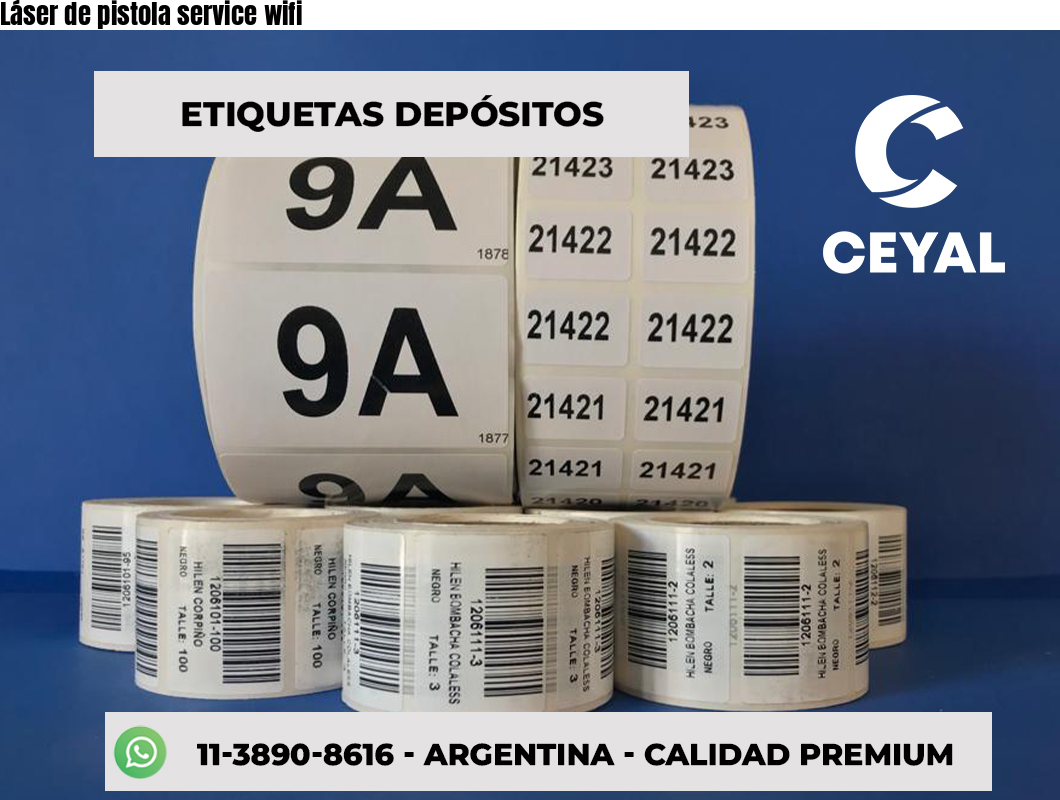 Láser de pistola service wifi