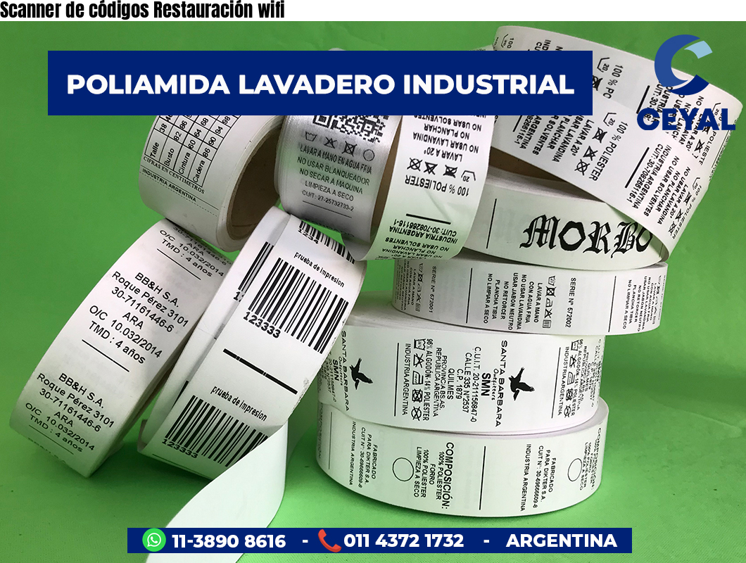 Scanner de códigos Restauración wifi