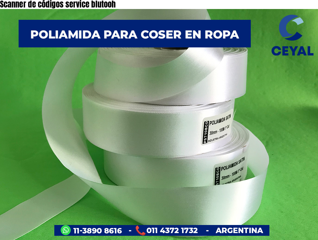 Scanner de códigos service blutooh