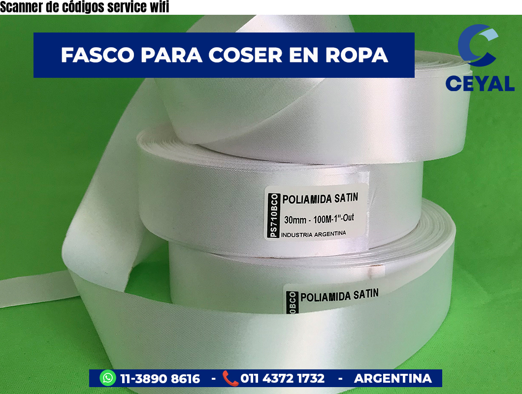 Scanner de códigos service wifi