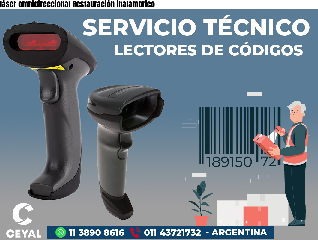 láser omnidireccional Restauración inalambrico