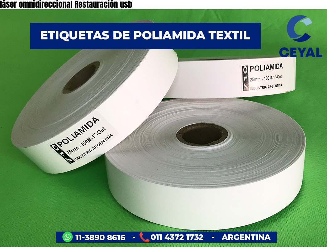 láser omnidireccional Restauración usb