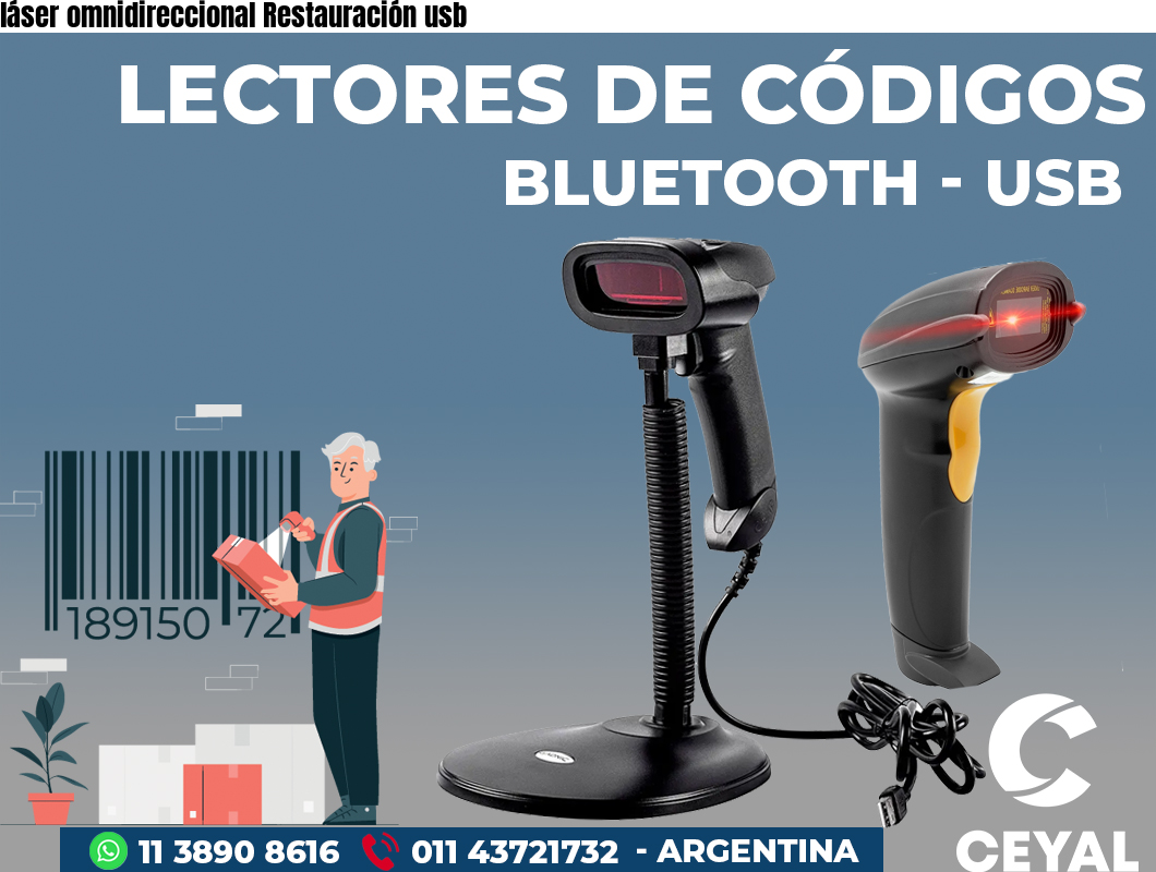 láser omnidireccional Restauración usb