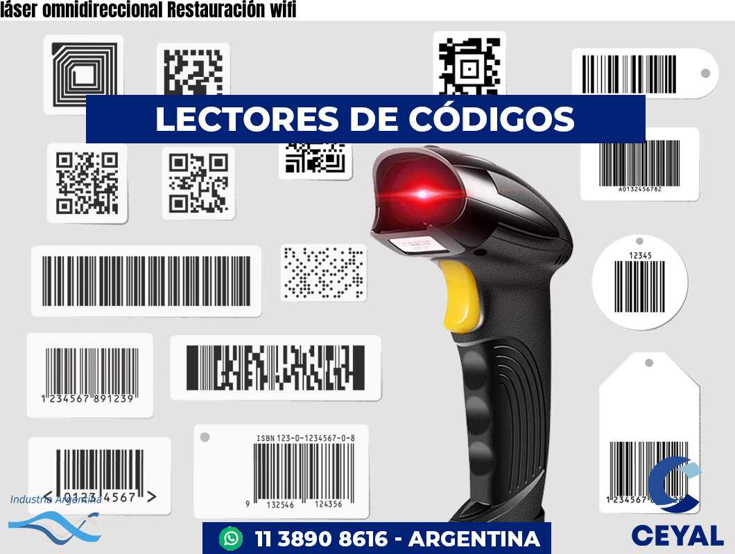 láser omnidireccional Restauración wifi