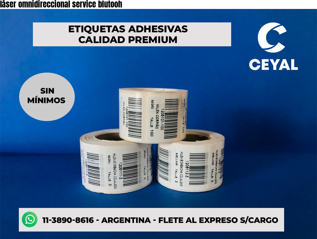 láser omnidireccional service blutooh