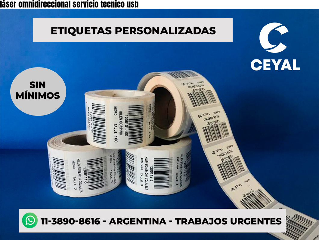 láser omnidireccional servicio tecnico usb