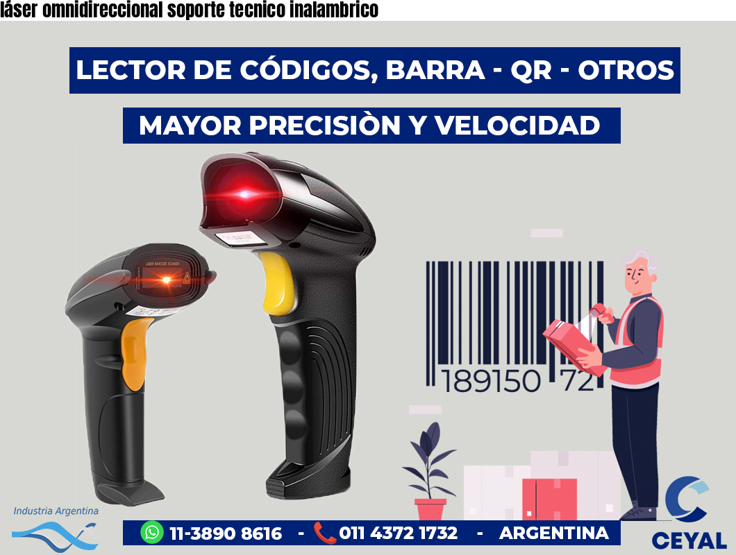 láser omnidireccional soporte tecnico inalambrico