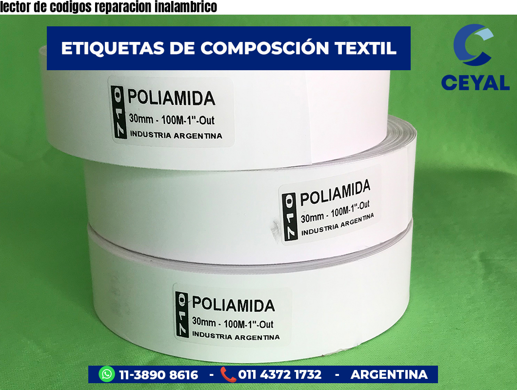 lector de codigos reparacion inalambrico