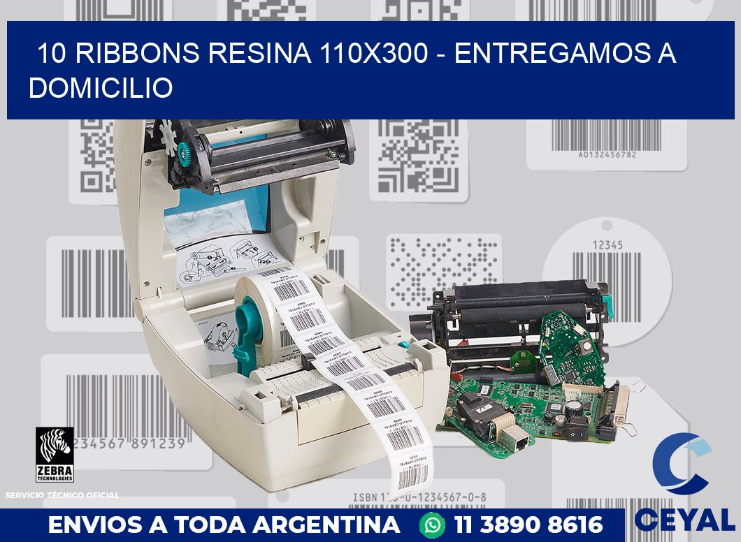 10 Ribbons resina 110x300 - entregamos a domicilio